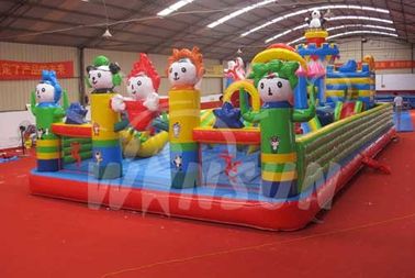Çin Şanslı Olimpiyat Tema Şişme Oyun Parkı / Çocuklar İçin Oyun Alanı Fabrika
