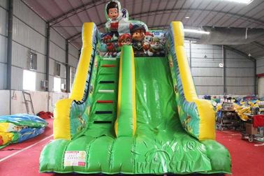 Çin Eğlence Parkı Toddler Şişme Slayt, Paw Patrol Tema Blow Up Slide Fabrika