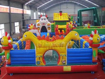 Çin Eğlence Parkı / Eğlence Merkezi İçin Hayvan Şişme Fun City 10x6m Fabrika