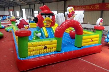 Çin Ticari Şişme Bounce Evi Angry Birds Çocuklar İçin Temalı Fabrika