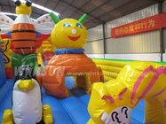 Çalışkan Arılar Tema Şişme Eğlence Dünyası, 0.9mm PVC Oyun Parkı Tedarikçi
