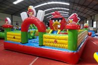Ticari Şişme Bounce Evi Angry Birds Çocuklar İçin Temalı Tedarikçi