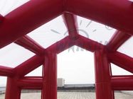 Kırmızı Renkli Şişme Etkinlik Çadırı, Suya Dayanıklı Büyük Şişirme Çadırı Tedarikçi