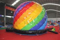 Renkli Şişme Bounce Evi / Şişme Disko Dome PVC Malzeme Özel Boyut Tedarikçi